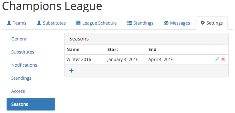 New feature! - Season management and player notes